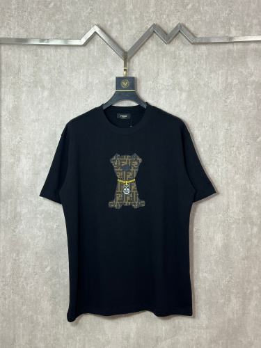 Fendi Luxury Brand Women Mens Short Sleeve T-Shirt with Original Box Whatsapp 【+1-3239614486】