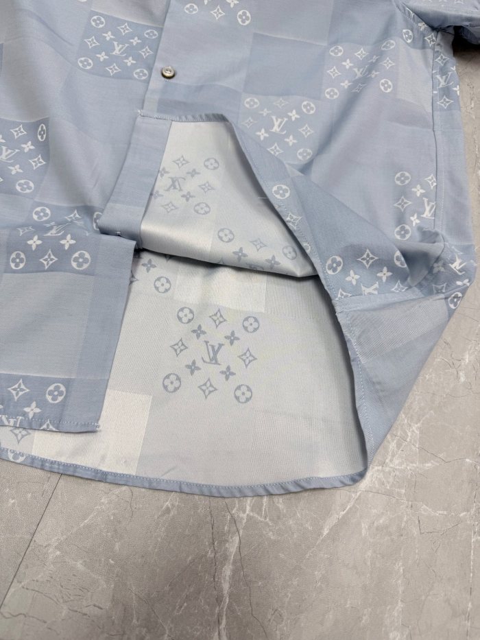 Louis Vuitton Luxury Brand Mens Short Sleeve Shirt Top Quality Whatsapp 【+1-3239614486】