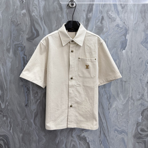 Louis Vuitton Luxury Brand Mens Short Sleeve Shirt Top Quality Whatsapp 【+1-3239614486】
