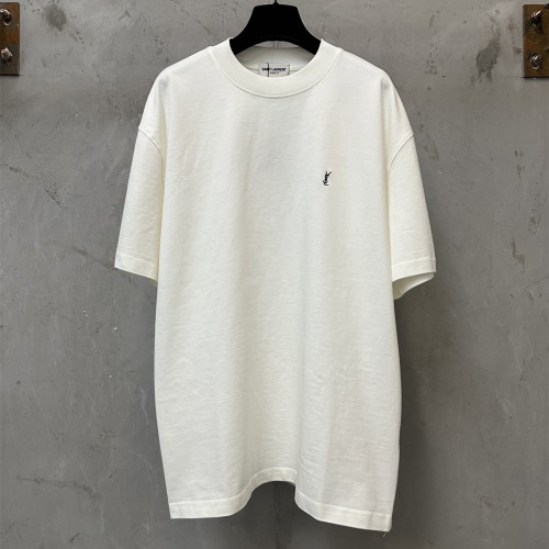 Saint Laurent YSL Luxury Brand Men Womens Short Sleeve T-Shirt Whatsapp 【+1-3239614486】