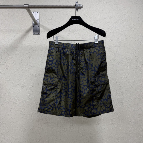 Prada Luxury Brand Mens Pant Shorts Printed Re-Nylon swim trunks with Original Box Whatsapp 【+1-3239614486】