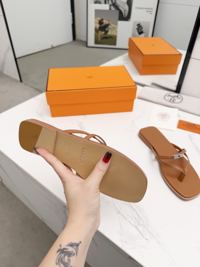 Hermes Womens Shoes Slippers Sandals Casual Fashion Sandals Luxury Brand with Original Box Whatsapp【+1-3239614486】
