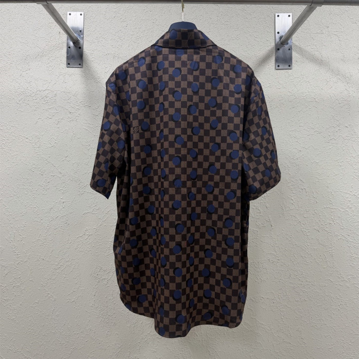 Louis Vuitton Luxury Brand Mens Short Sleeve Shirt Top Quality Whatsapp 【+1-3239614486】
