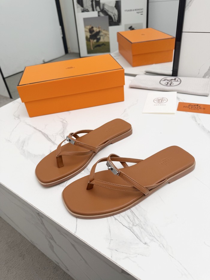 Hermes Womens Shoes Slippers Sandals Casual Fashion Sandals Luxury Brand with Original Box Whatsapp【+1-3239614486】