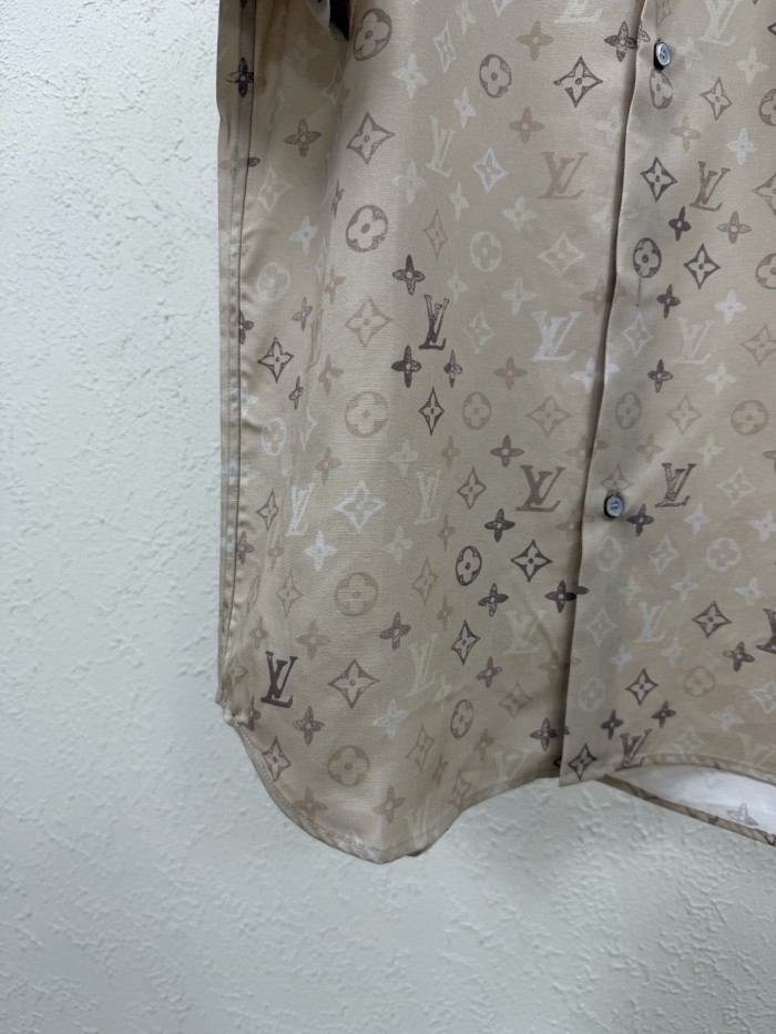 Louis Vuitton Luxury Brand Mens Monogram Short-Sleeved Shirt 1AK77Y Top Quality Whatsapp 【+1-3239614486】