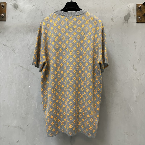 Louis Vuitton Luxury Brand Womens Men Short Sleeve Knit T-Shirt Top Quality Whatsapp 【+1-3239614486】