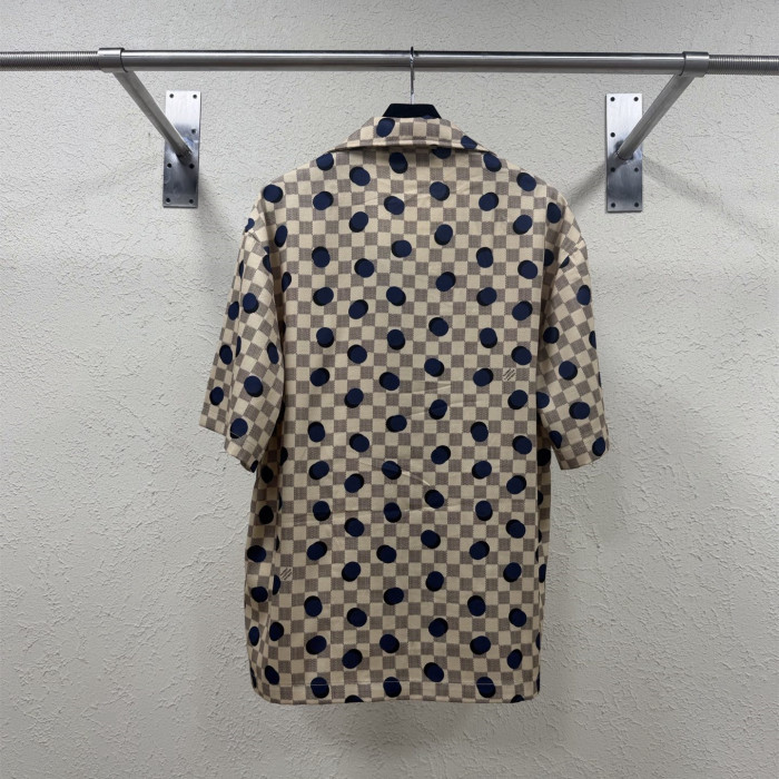 Louis Vuitton Luxury Brand Mens Short Sleeve Shirt Top Quality Whatsapp 【+1-3239614486】