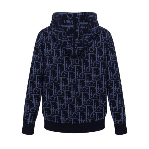 Dior Men Womens Sweater Knitwear Luxury Brand Womens Zip Oblique Hoodie Coat Top Quality Whatsapp【+1-3239614486】