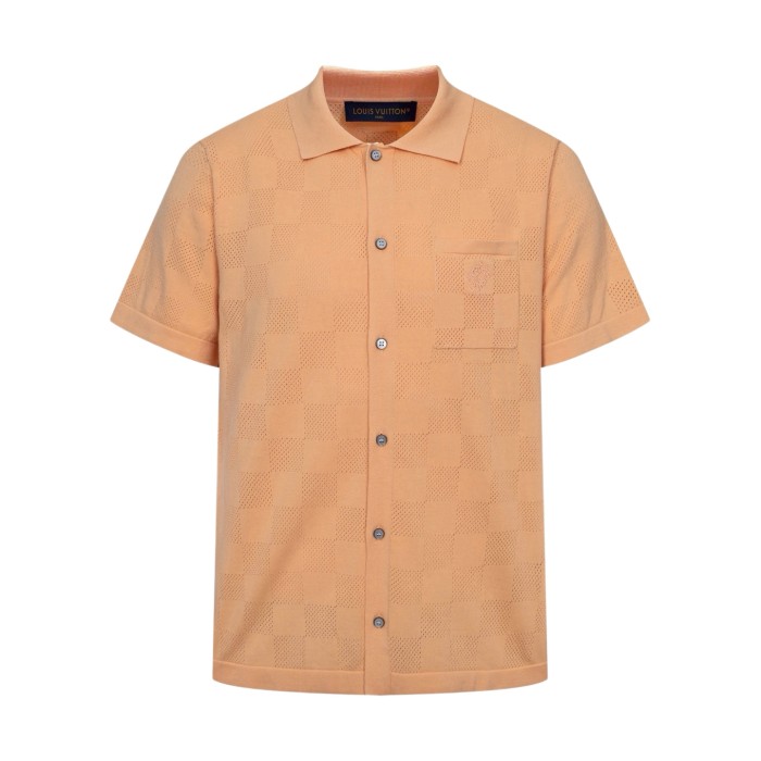 Louis Vuitton Luxury Brand Women Mens Short Sleeve Knit Shirt Top Quality Whatsapp 【+1-3239614486】