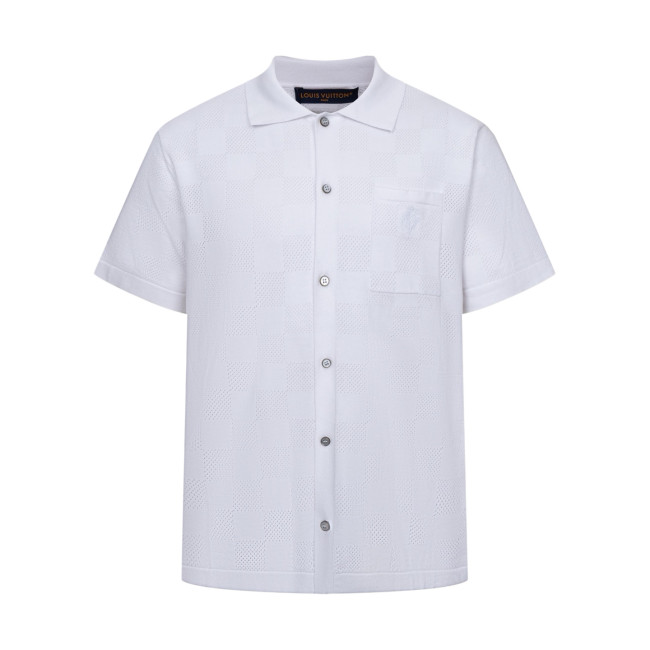 Louis Vuitton Luxury Brand Women Mens Short Sleeve Knit Shirt Top Quality Whatsapp 【+1-3239614486】