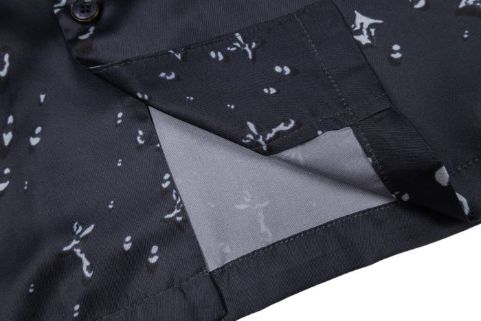 Louis Vuitton Luxury Brand Women Mens Monogram Short-Sleeved Silk Shirt Top Quality Whatsapp 【+1-3239614486】