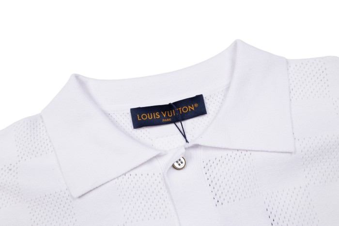 Louis Vuitton Luxury Brand Women Mens Short Sleeve Knit Shirt Top Quality Whatsapp 【+1-3239614486】
