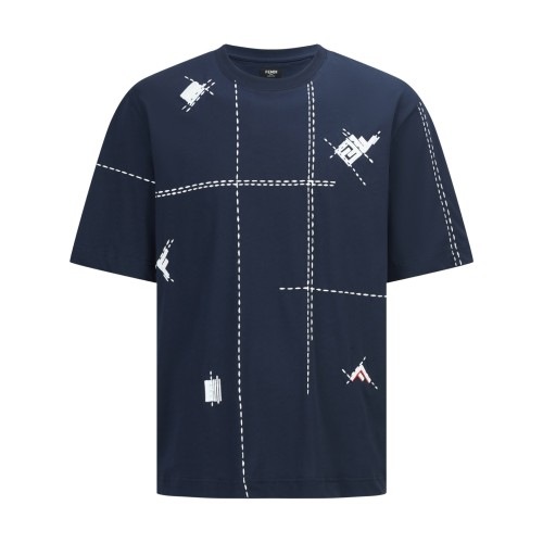 Fendi Luxury Brand Mens Short Sleeve T-Shirt FY0936B05OF0PTH with Original Box Whatsapp 【+1-3239614486】