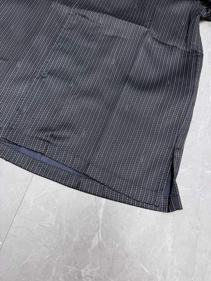 Fendi Luxury Brand Mens Short Sleeve Shirt Blue silk shirt FS1324B15UF0QA2 Whatsapp 【+1-3239614486】