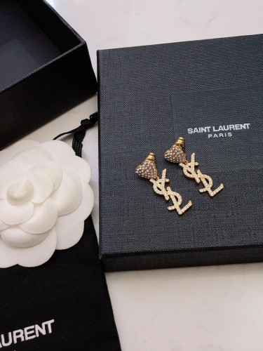 Saint Laurent YSL Luxury Womens Earrings with Original Box Whatsapp 【+1-3239614486】