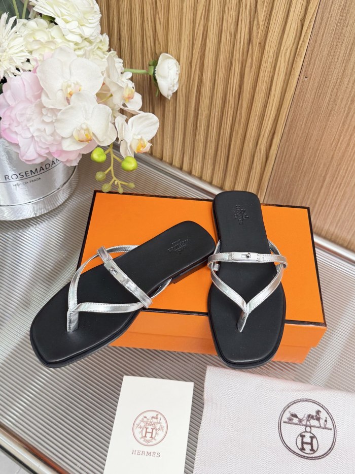 Hermes Womens Shoes Slippers Sandals Casual Fashion Sandals Luxury Brand with Original Box Whatsapp【+1-3239614486】