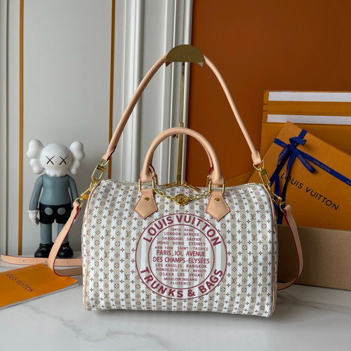 Louis Vuitton Womens Bags Luxury Brand Fashion Type Speedy Bandoulière 30 Monogram Leather whatsapp [+1-3239614486]