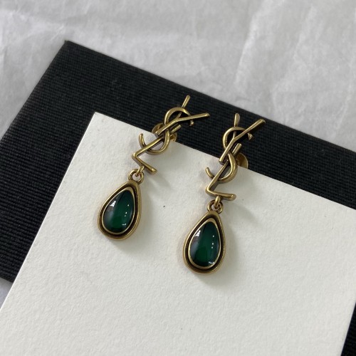 Saint Laurent YSL Luxury Womens Earrings CASSANDRE DROP EARRINGS with Original Box Whatsapp 【+1-3239614486】