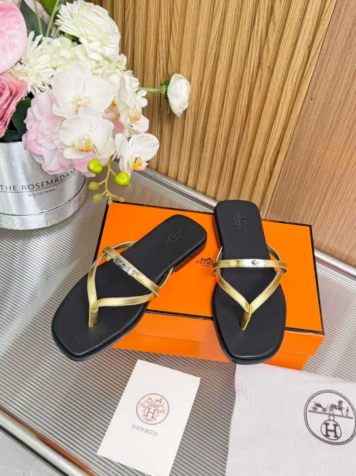 Hermes Womens Shoes Slippers Sandals Casual Fashion Sandals Luxury Brand with Original Box Whatsapp【+1-3239614486】