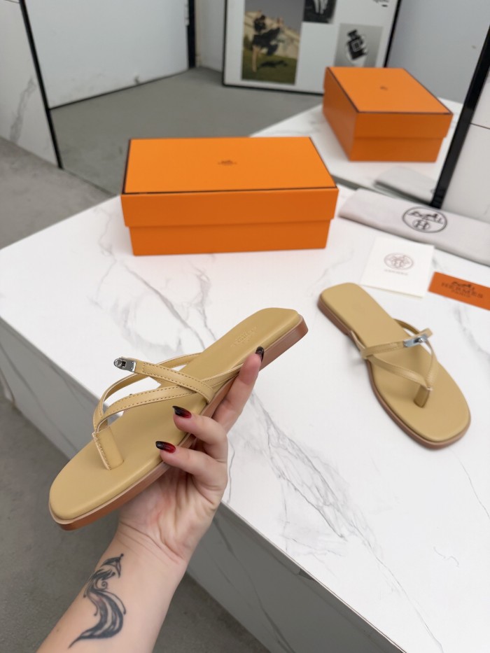 Hermes Womens Shoes Slippers Sandals Casual Fashion Sandals Luxury Brand with Original Box Whatsapp【+1-3239614486】