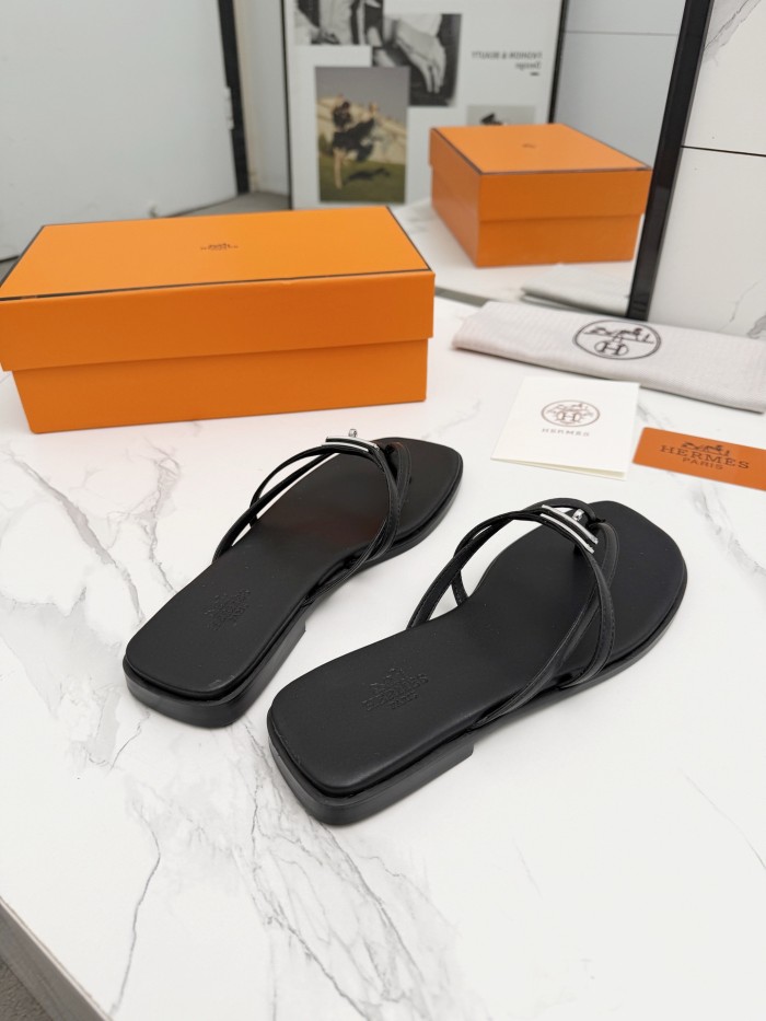 Hermes Womens Shoes Slippers Sandals Casual Fashion Sandals Luxury Brand with Original Box Whatsapp【+1-3239614486】
