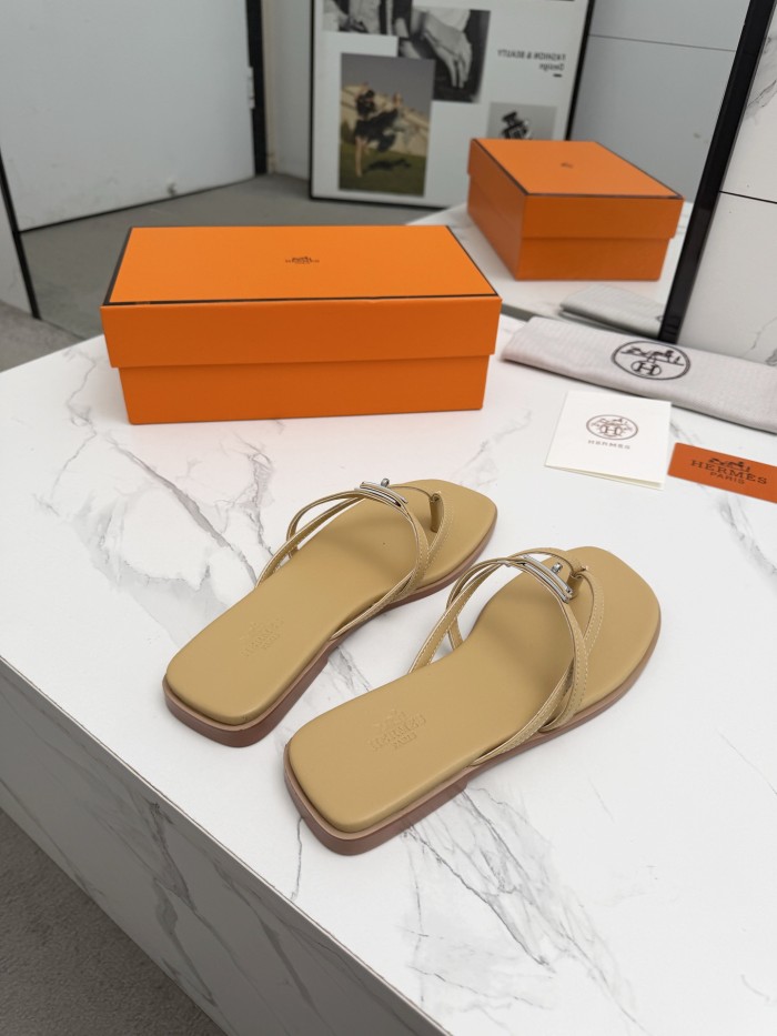 Hermes Womens Shoes Slippers Sandals Casual Fashion Sandals Luxury Brand with Original Box Whatsapp【+1-3239614486】