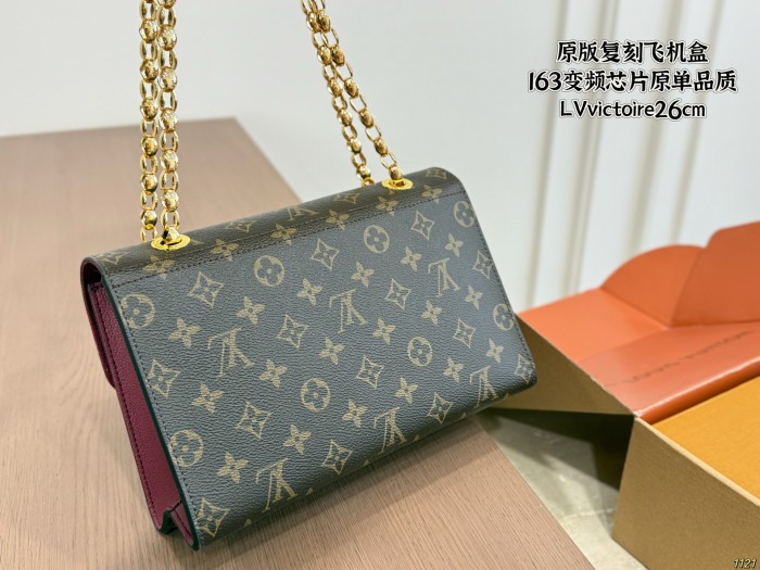 Louis Vuitton Womens Shoulder Bags Handbag Luxury Brand Victoire Bag with Original Box Whatsapp【+1-3239614486】