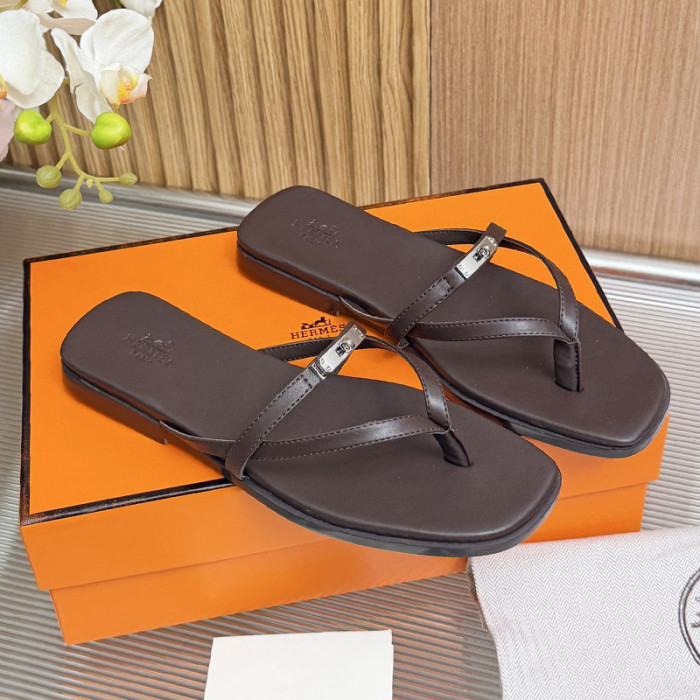 Hermes Womens Shoes Slippers Sandals Casual Fashion Sandals Luxury Brand with Original Box Whatsapp【+1-3239614486】