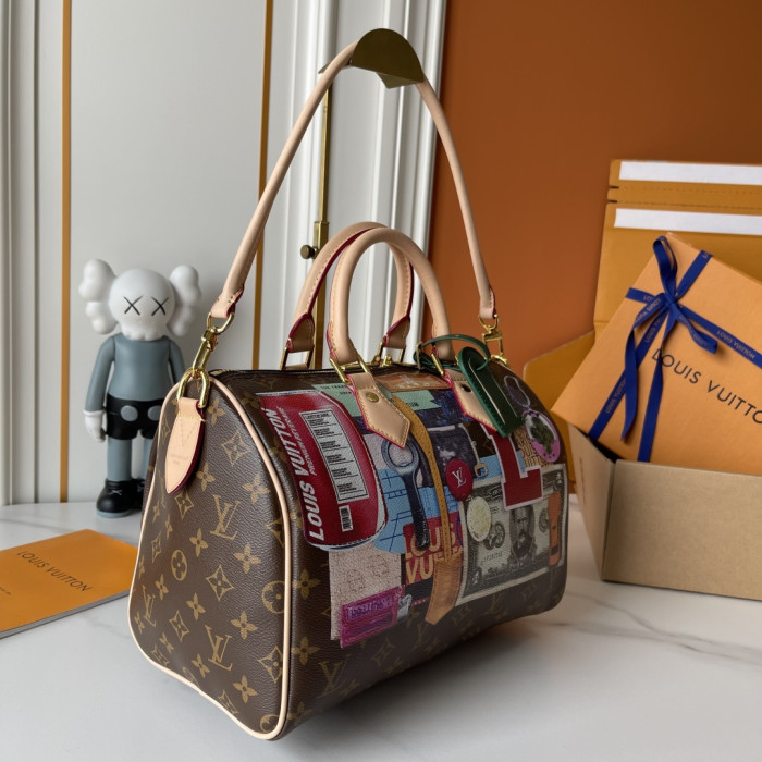 Louis Vuitton Womens Bags Luxury Brand Fashion Type Speedy Bandoulière 30 Monogram Leather whatsapp [+1-3239614486]