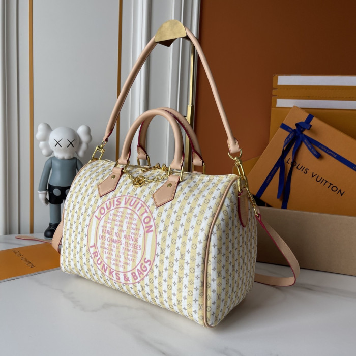 Louis Vuitton Womens Bags Luxury Brand Fashion Type Speedy Bandoulière 30 Monogram Leather whatsapp [+1-3239614486]