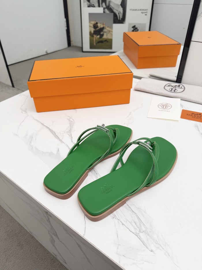 Hermes Womens Shoes Slippers Sandals Casual Fashion Sandals Luxury Brand with Original Box Whatsapp【+1-3239614486】