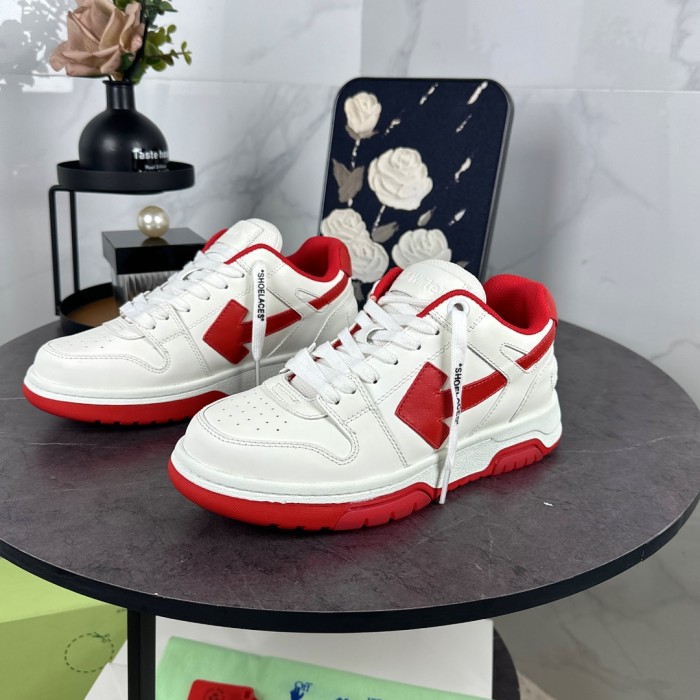 Off-White Men Shoes Sneakers Luxury Brand Off-White Out Of Office Lace Up Sneakers Low-Tops with Original Box Whatsapp【+1-3239614486】