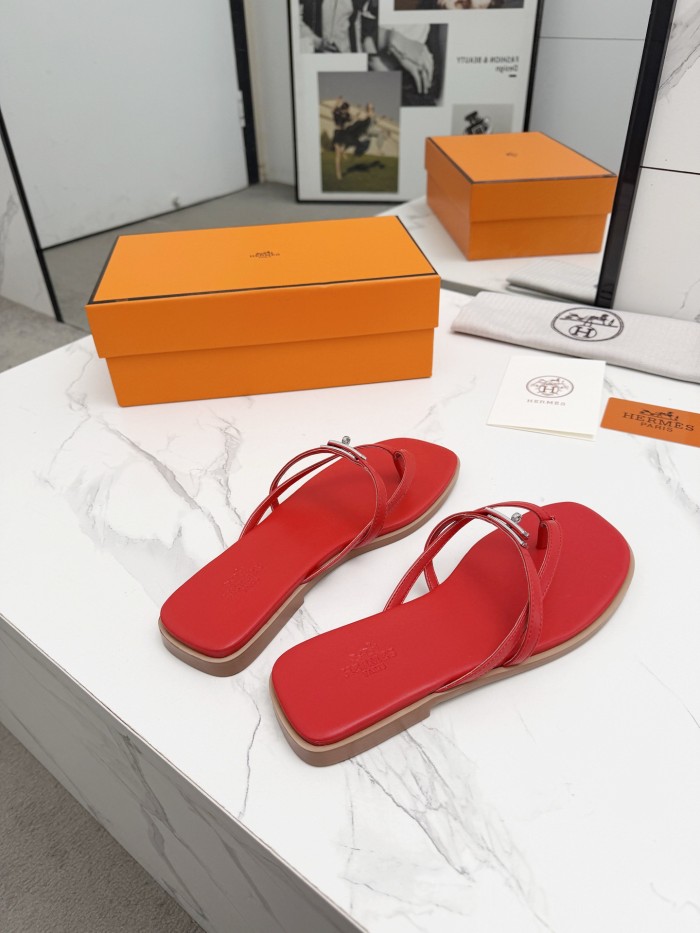Hermes Womens Shoes Slippers Sandals Casual Fashion Sandals Luxury Brand with Original Box Whatsapp【+1-3239614486】
