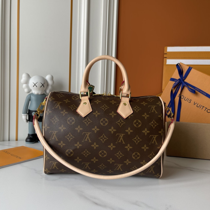 Louis Vuitton Womens Bags Luxury Brand Fashion Type Speedy Bandoulière 30 Monogram Leather whatsapp [+1-3239614486]
