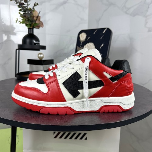 Off-White Men Shoes Sneakers Luxury Brand Off-White Out Of Office Lace Up Sneakers Low-Tops with Original Box Whatsapp【+1-3239614486】