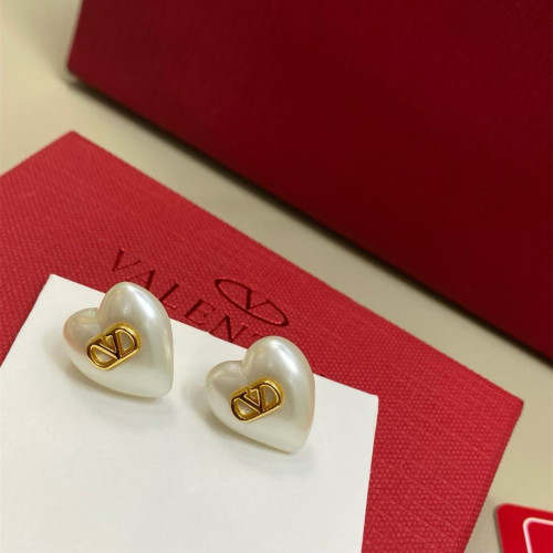 Valentino Luxury Brand Womens Earrings VLogo Signature Metal And Pearl Earring with Original Box Whatsapp 【+1-3239614486】