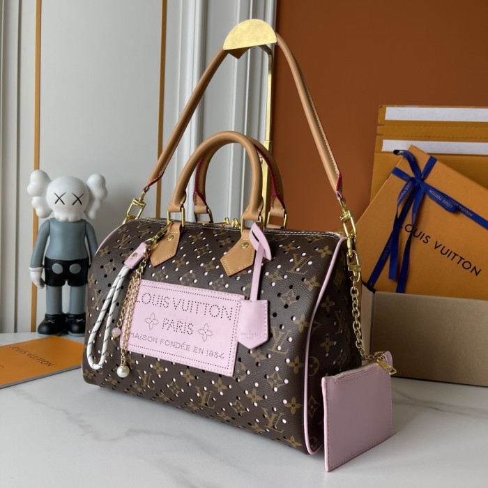 Louis Vuitton Womens Bags Luxury Brand Fashion Type Speedy Bandoulière 30 Monogram Leather whatsapp [+1-3239614486]