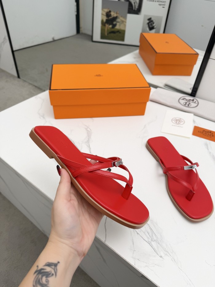 Hermes Womens Shoes Slippers Sandals Casual Fashion Sandals Luxury Brand with Original Box Whatsapp【+1-3239614486】