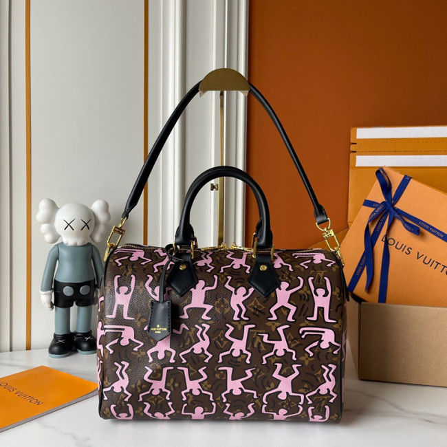 Louis Vuitton Womens Bags Luxury Brand Fashion Type Speedy Bandoulière 30 Monogram Leather whatsapp [+1-3239614486]