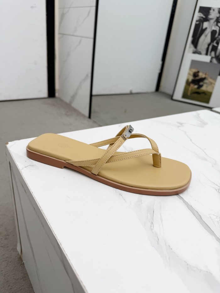 Hermes Womens Shoes Slippers Sandals Casual Fashion Sandals Luxury Brand with Original Box Whatsapp【+1-3239614486】
