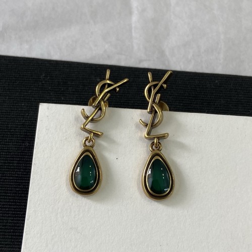 Saint Laurent YSL Luxury Womens Earrings CASSANDRE DROP EARRINGS with Original Box Whatsapp 【+1-3239614486】