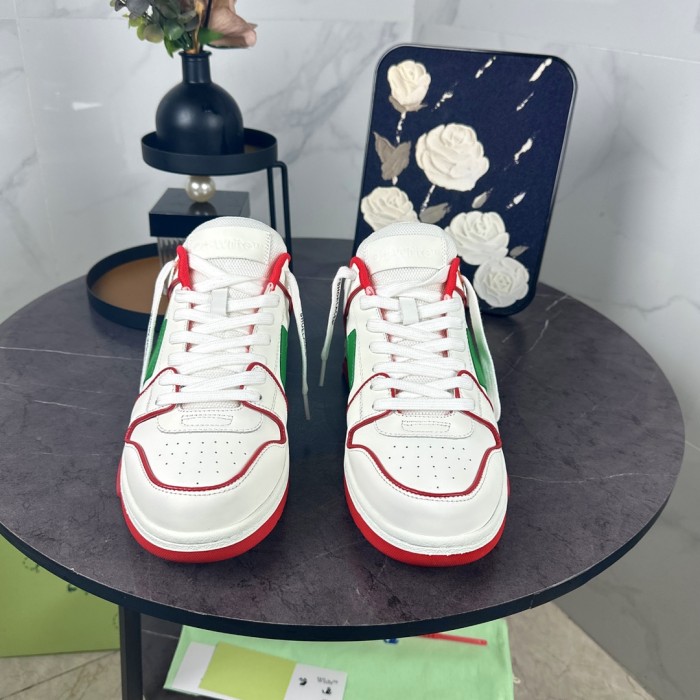 Off-White Men Shoes Sneakers Luxury Brand Off-White Out Of Office Lace Up Sneakers Low-Tops with Original Box Whatsapp【+1-3239614486】