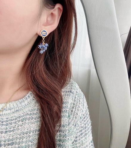 Miumiu Luxury Brand Womens Earring with Original Box Whatsapp 【+1-3239614486】