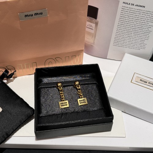 Miumiu Luxury Brand Womens Earring with Original Box Whatsapp 【+1-3239614486】
