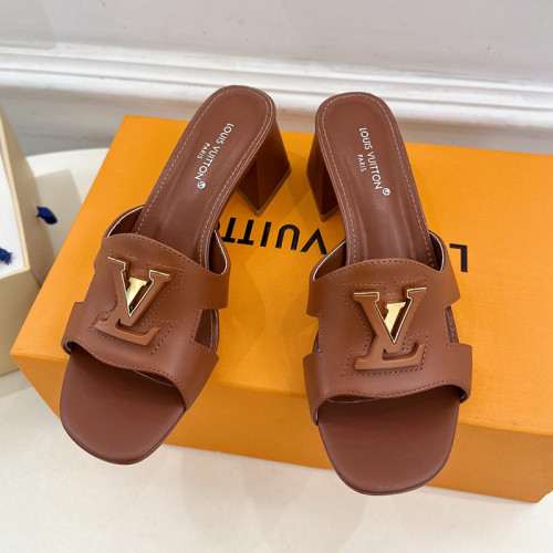 Louis Vuitton Womens Shoes Sandals Slippers Luxury Brand LV Isola Flat Mule 5cm Heel with Original Box Whatsapp 【+1-3239614486】
