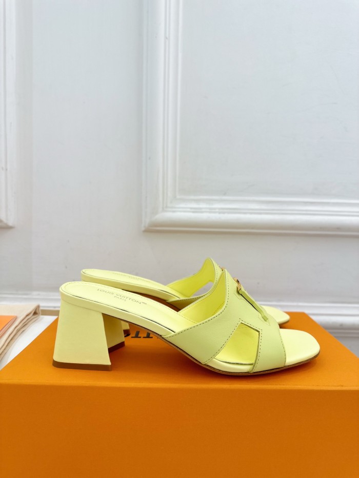 Louis Vuitton Womens Shoes Sandals Slippers Luxury Brand LV Isola Flat Mule 5cm Heel with Original Box Whatsapp 【+1-3239614486】