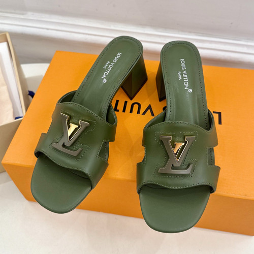 Louis Vuitton Womens Shoes Sandals Slippers Luxury Brand LV Isola Flat Mule 5cm Heel with Original Box Whatsapp 【+1-3239614486】