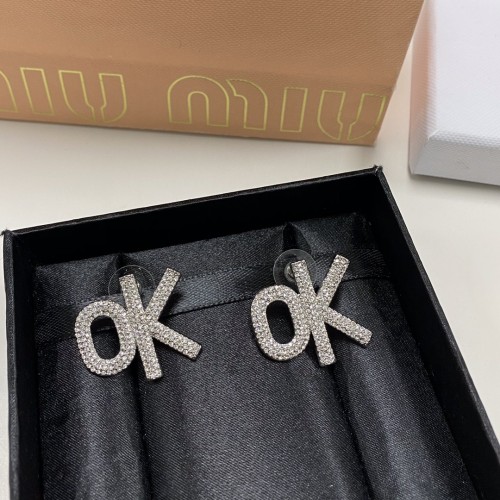 Miumiu Luxury Brand Womens Earring with Original Box Whatsapp 【+1-3239614486】