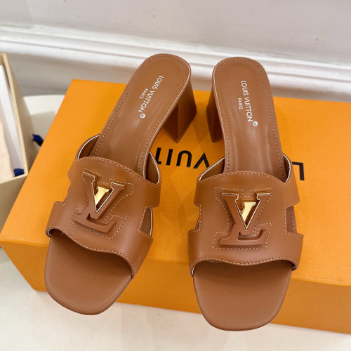 Louis Vuitton Womens Shoes Sandals Slippers Luxury Brand LV Isola Flat Mule 5cm Heel with Original Box Whatsapp 【+1-3239614486】