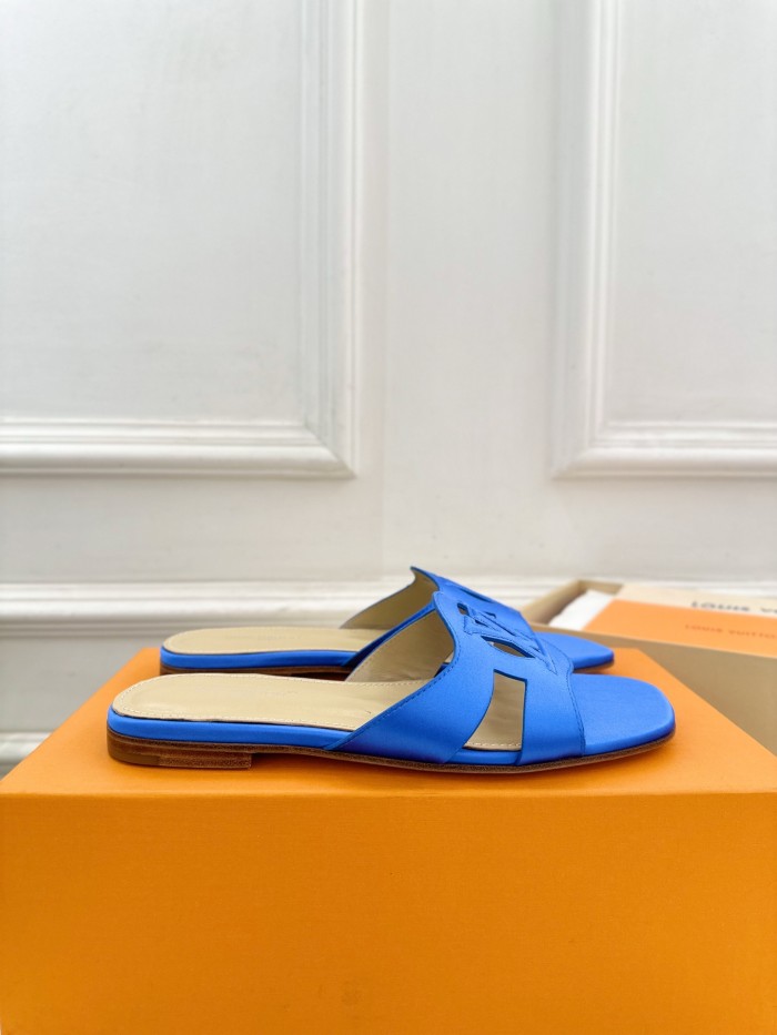 Louis Vuitton Womens Shoes Sandals Slippers Luxury Brand LV Isola Flat Mule with Original Box Whatsapp 【+1-3239614486】
